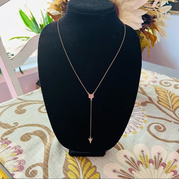 J. Crew Y chain Arrow Necklace - Picture 1 of 6